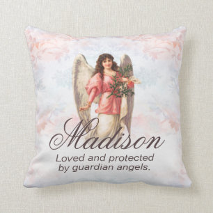 Almofada Travesseiro decorativo de Adicionar Nome do Anjo d