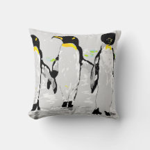 Travesseiro decorativo de algodão, Penquins