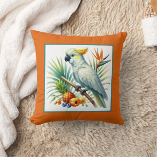 Almofada Travesseiro decorativo de amantes de pássaros de p