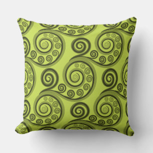 Almofada Travesseiro decorativo de amêndoa amarelo-verde-ec