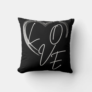 Almofada Travesseiro decorativo de Amor Negro