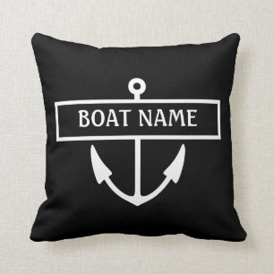 Almofada Travesseiro decorativo de Ancoragem do Nome do Bar