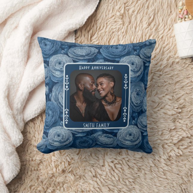 Almofada Travesseiro decorativo de aniversário de casamento (Cobertor)