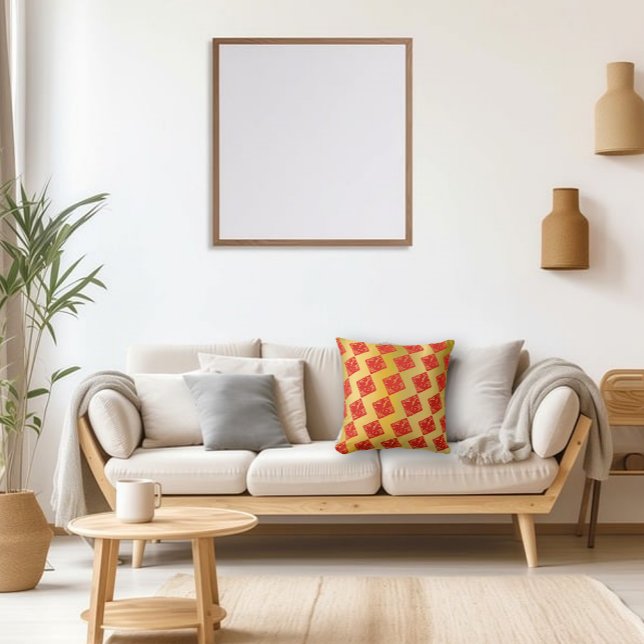 Almofada Travesseiro decorativo de Ano Novo Chinês da Fortu (Criador carregado)