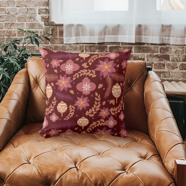 Almofada Travesseiro decorativo de Aquecimento Festivo (Criador carregado)