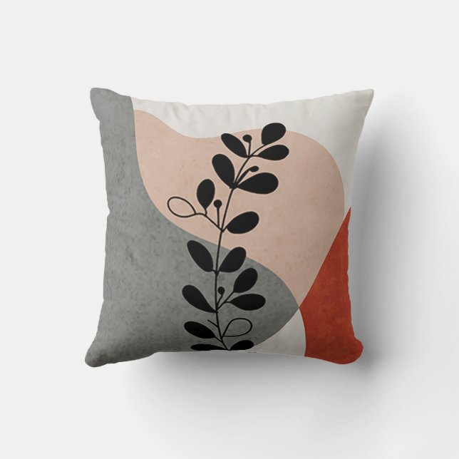 Almofada Travesseiro decorativo de arte Abstrato moderna (Verso)