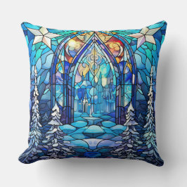 Almofada Travesseiro decorativo de Arte de Vidro Estreito -