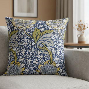 Almofada Travesseiro decorativo de Arte William Morris Kenn