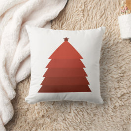 Almofada Travesseiro decorativo de Árvore de Natal Vermelho