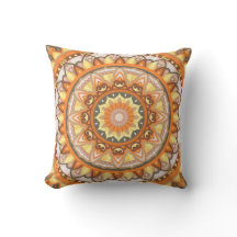 Travesseiro decorativo de Autumn Mandala