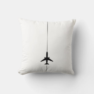 Almofada Travesseiro decorativo de aviação minimalista