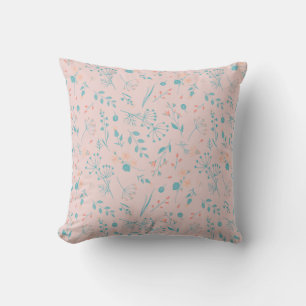 Almofada travesseiro decorativo de bagas de laranja rosa