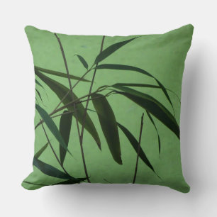 Almofada Travesseiro decorativo de bambu verde