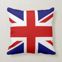 Travesseiro decorativo de bandeira britânica | Uni