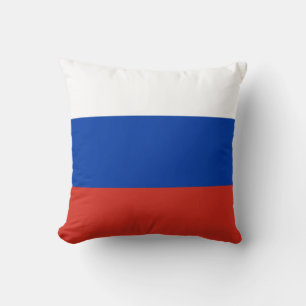 Almofada Travesseiro decorativo de Bandeira Russa (Rússia)