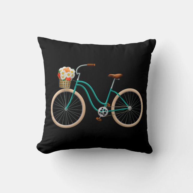 Almofada Travesseiro decorativo de bicicleta (Frente)