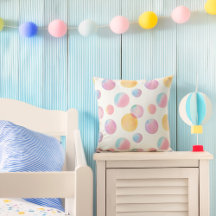 Travesseiro decorativo de Bolhas de Doce