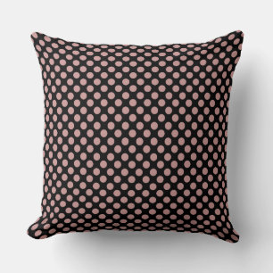 Almofada Travesseiro decorativo de Bolinhas rosa com poeira