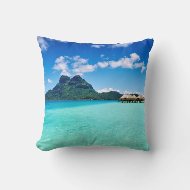 Almofada Travesseiro decorativo de Bora Bora (Frente)