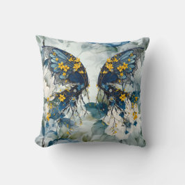 Almofada Travesseiro decorativo de Borboleta de Madeira