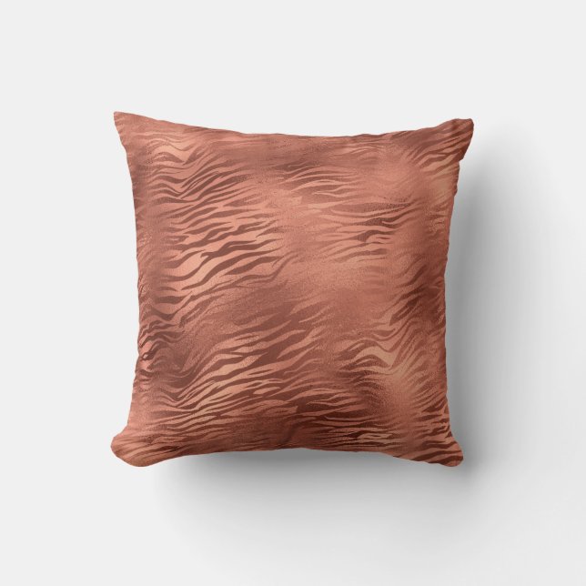Almofada Travesseiro decorativo de bronze/Shimmer Dourado (Frente)