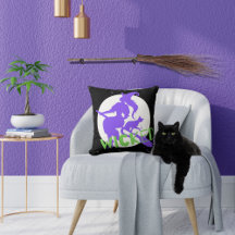 Travesseiro decorativo de Bruxa Spooky