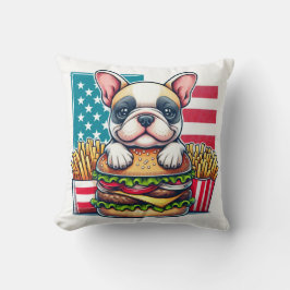 Almofada Travesseiro decorativo de Buldogue Francês
