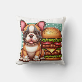 Almofada Travesseiro decorativo de Buldogue Francês