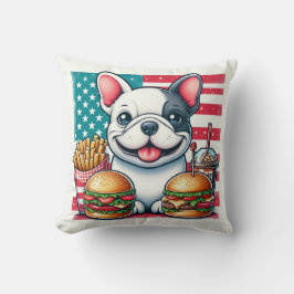 Almofada Travesseiro decorativo de Buldogue Francês