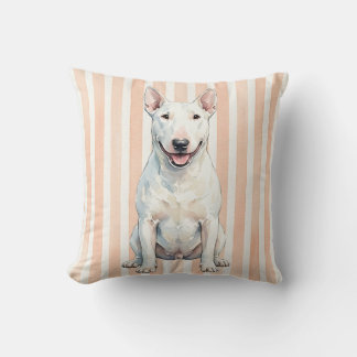 Almofada Travesseiro Decorativo de Cachorro Bull Terrier Aq