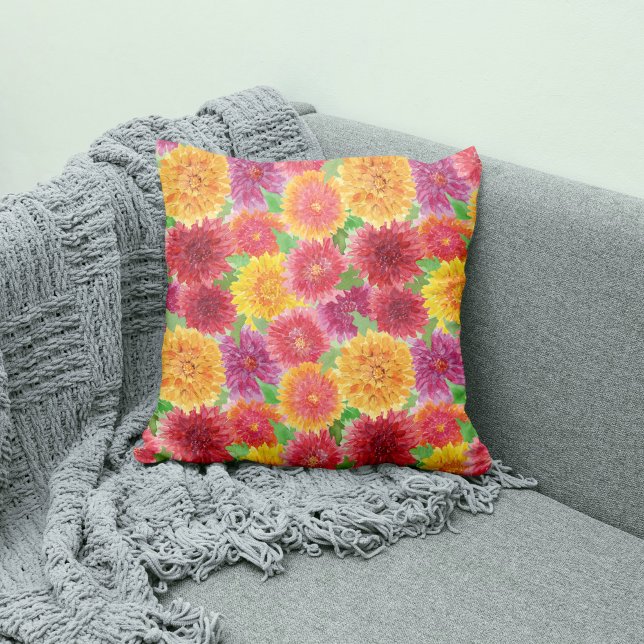 Almofada Travesseiro decorativo de Chrysanthemum Inspirado  (Criador carregado)