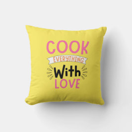 Almofada Travesseiro decorativo de citação da Cozinha Encan