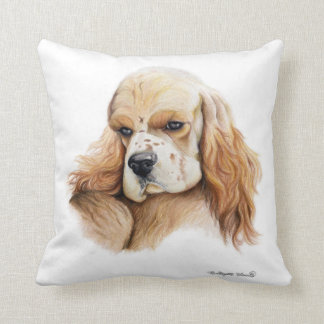 Almofada Travesseiro decorativo de cocker spaniel