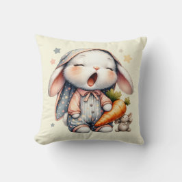 Almofada Travesseiro decorativo de coelho com sono