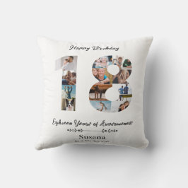 Almofada travesseiro decorativo de Colagem Personalizada de