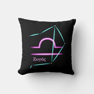 Almofada Travesseiro decorativo de Constelação Zodiac Libra
