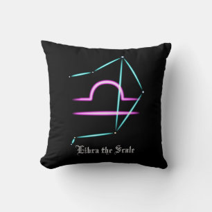 Almofada Travesseiro decorativo de Constelação Zodiac Libra