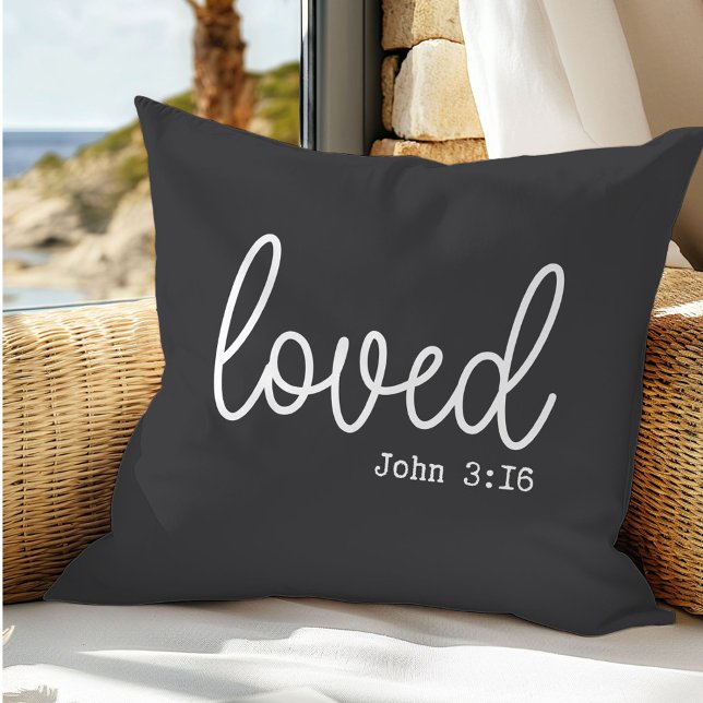 Almofada Travesseiro decorativo de Cotação do Amor de Carvõ (Criador carregado)