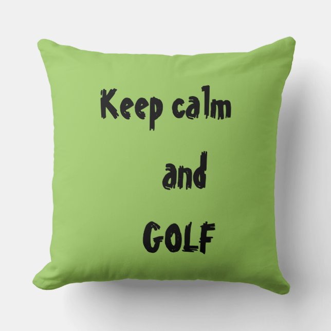 Almofada Travesseiro decorativo de Cotação do GOLF (Frente)