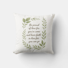 Almofada Travesseiro decorativo de Cotação Motivacional e I