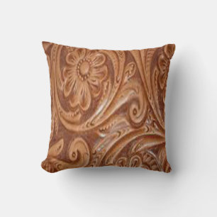 Almofada Travesseiro decorativo de couro utilizado