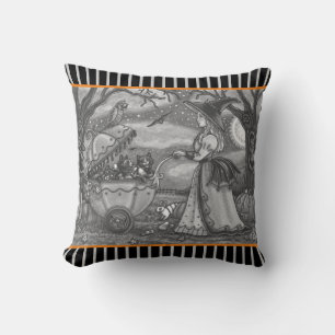 Almofada Travesseiro decorativo DE COZINHOS NEGROS DE GATO 