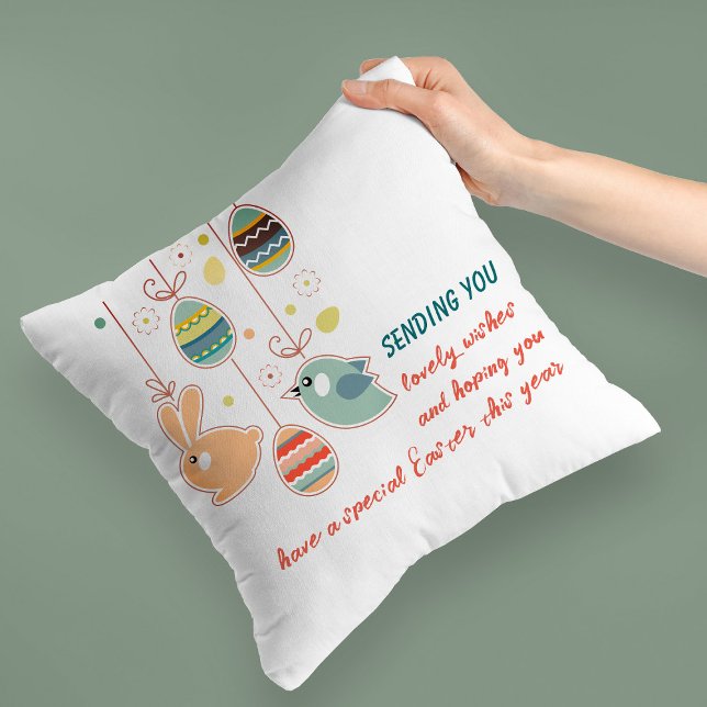 Almofada Travesseiro decorativo de decoração de Páscoa cúbi (Criador carregado)