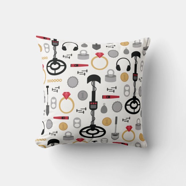 Almofada Travesseiro decorativo de detecção de metais (Frente)