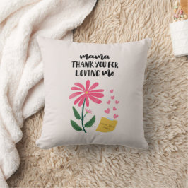 Almofada Travesseiro decorativo de Dia de as mães feliz
