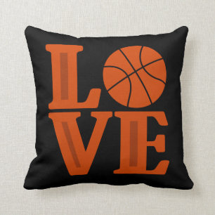 Almofada travesseiro decorativo de diversão de basquete