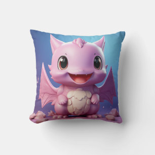 Almofada Travesseiro decorativo de dragão de bebê bonito