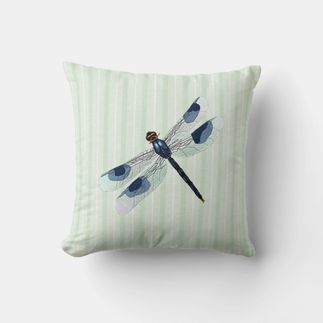 Almofada Travesseiro decorativo de Dragonfly Chic (Frente)