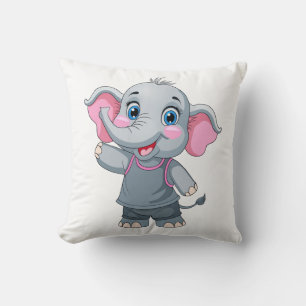 Almofada Travesseiro decorativo de Elefante para Bebês