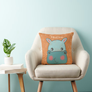 Almofada Travesseiro decorativo de Enfermeiro Hippo Bonito